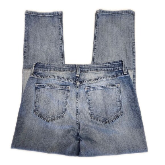 NYDJ (Not Your Daughter's Jeans) Patchwork Skinny Slim Ankle Jeans, 8 - Picture 3 of 13